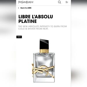 YSL Libre L'Absolu Platine